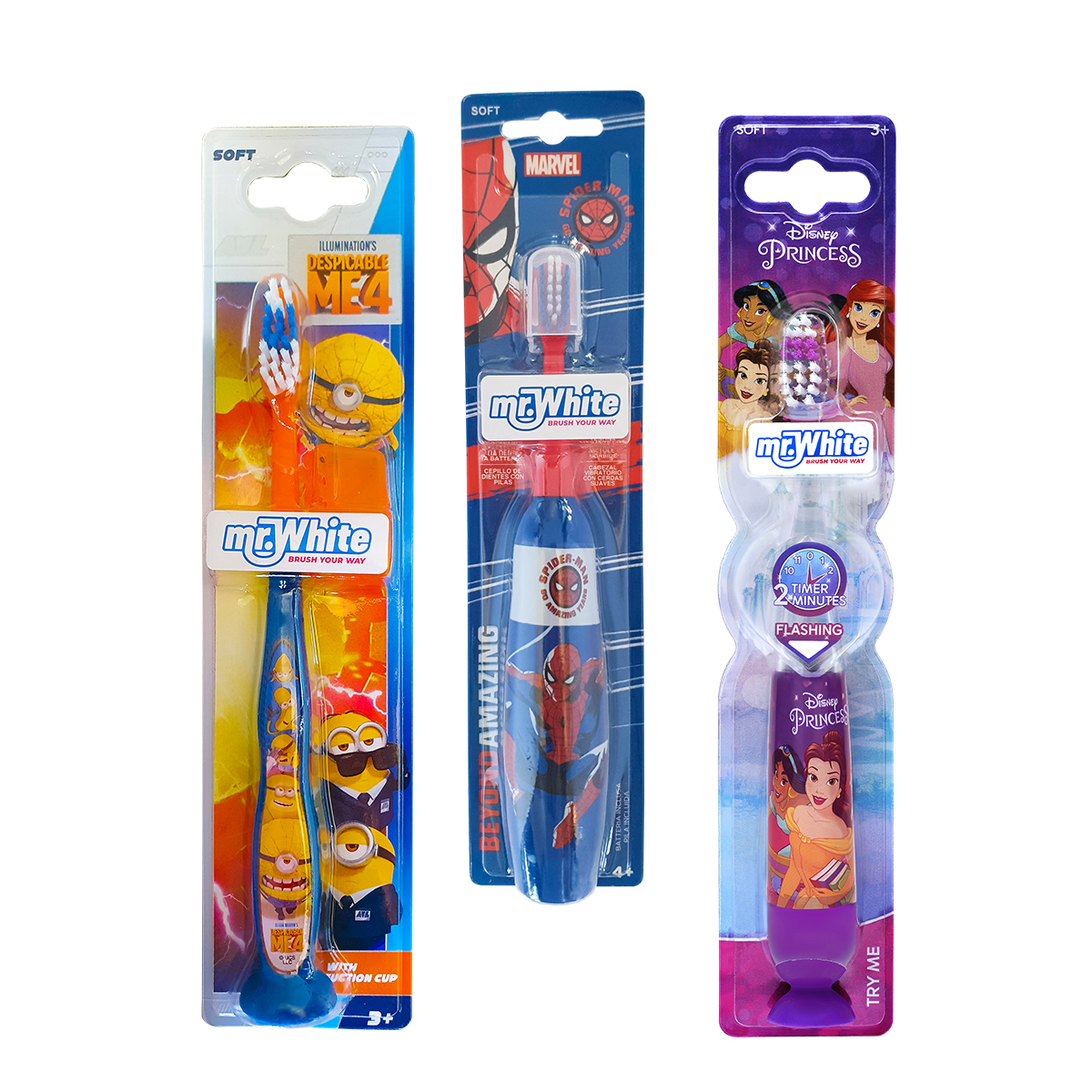 Spazzolini da denti per bambini Mr.White