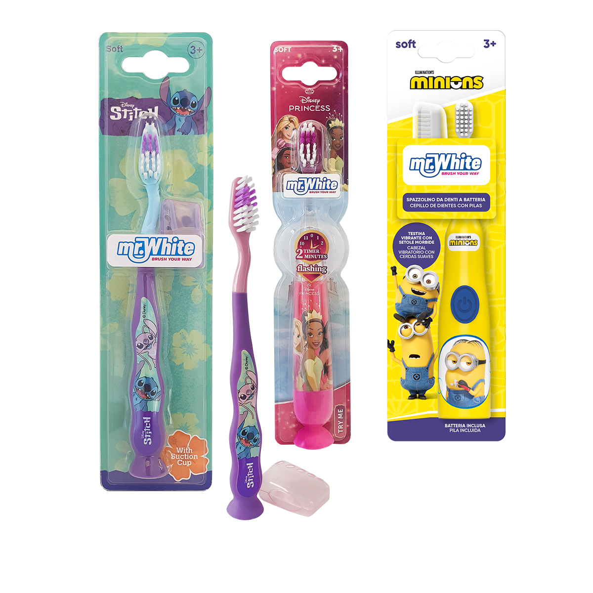 spazzolini da denti per bambini con licenza